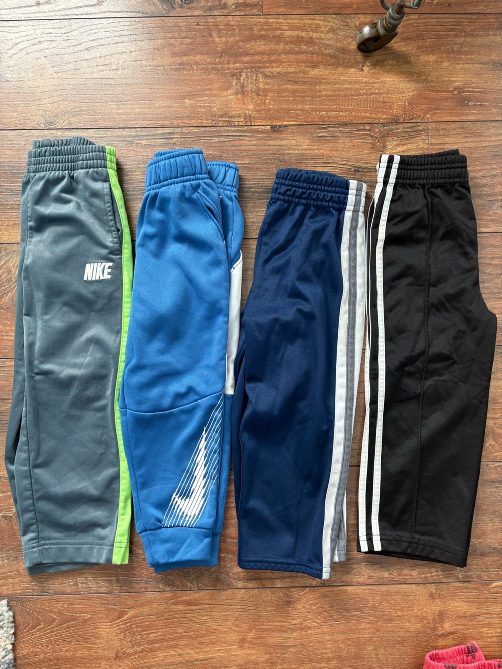 Nike Kids Black, Navy, Royal Blue & Gray Athletic Joggers Bundle